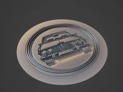 Car Pendant Medallion 3D print model