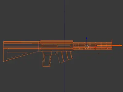 Generic Rifle - No textture 3D model