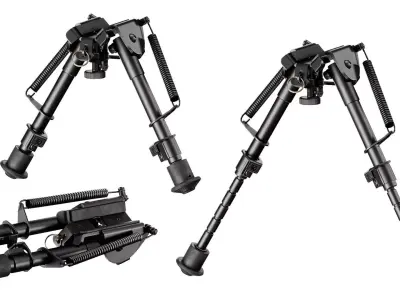 HARRIS BIPODS 1A2 BR Low-poly 3D model