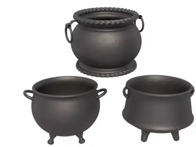 Cauldron collection 3D model
