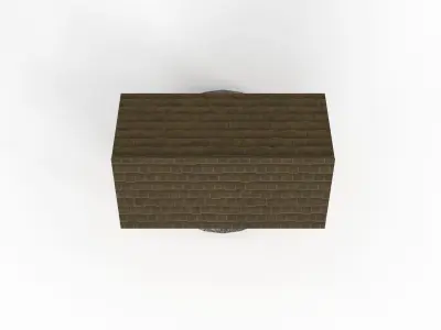 Old Stone Well Low-poly 3D model