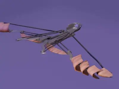 Automatic crossbow 3D model