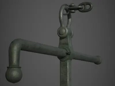 Anchor Low-poly 3D model