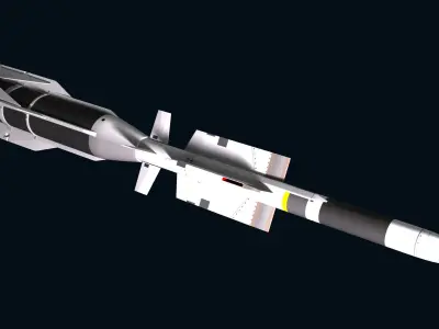 Aster 30 Sea Viper 3D model
