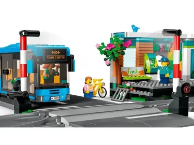 PixelBricks3D - LEGO Train Station  3D print model purchase