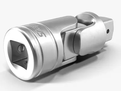 Socket Tool FU8A Low-poly 3D model