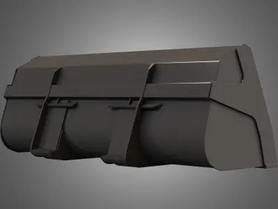 Universal Shovel  - Spare Part for JCB Skid Steer Loader 3D model