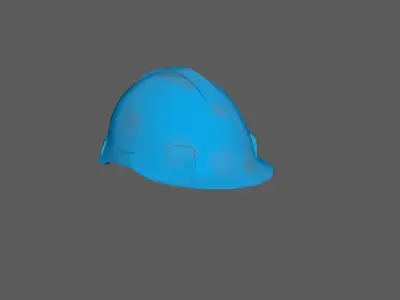 Safety Helmet Low Poly Low-poly 3D model order