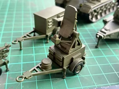 Rapier SAM Blindfire FSA radar unit 3D print model