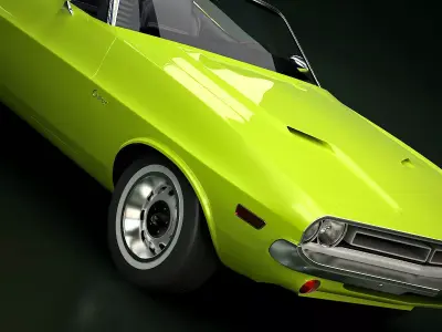 Challenger 71 Convertible 3D model