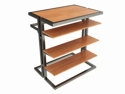 Store Island Merchandiser Display System 3D model