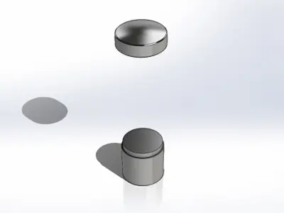 Base com Tampa Schneider XVBC21 Base with Cover 3D model