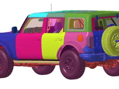 Bronco First Edition 2021 Vehicle 3d scan model 3D model 3D model