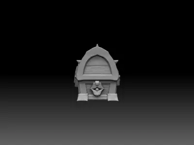 Fantasy chest 3D print model