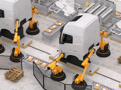 Truck Factory 3D model