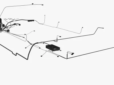 X-ray Car Parts 6 in 1 3D model