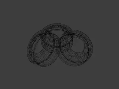Truck-Bus Rim 3D Model 3D model