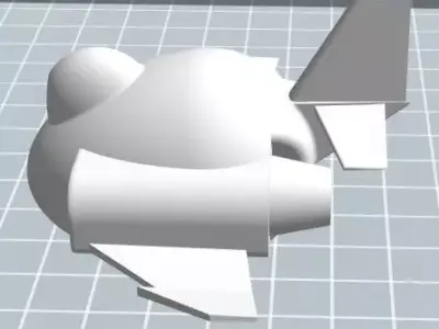 Eggcraft F-4 Phantom 3D print model