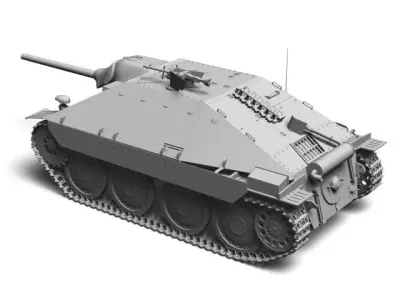 Sd Kfz 138 2 Hetzer 3D model