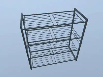 Metal Racks 3D model purchase