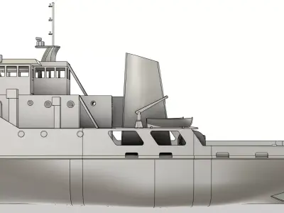 Keenoma Tug RC Model 1-20 3D print model