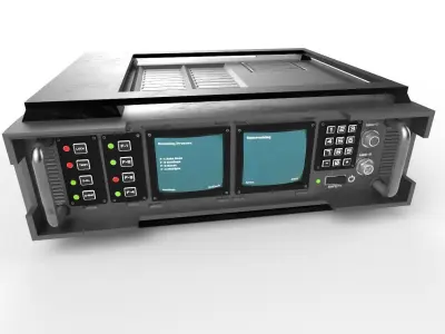 Military Radio Model 01 Low-poly 3D model