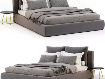 RH Cloud Platform Bed 3D model purchase