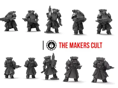 Black Knights - Crusader Squad 3D print model