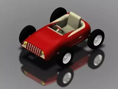 Vintage f1 design Free 3D model