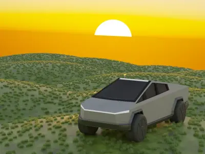 Tesla Cybetruck 3D model
