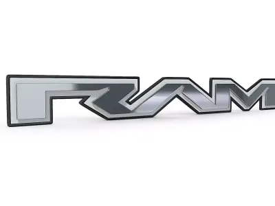 ram new logo 3D model