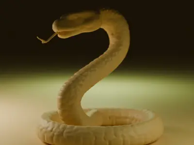 red snake 3D print model