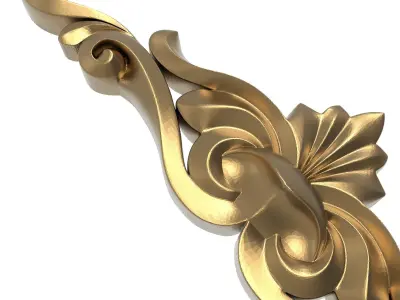 decorative pattern ready for 3D printing 3D model