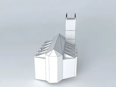 Cathedral of Santa Maria Caceres Free 3D model