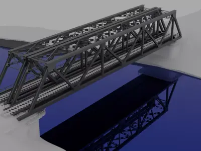 bridge 3D model 9