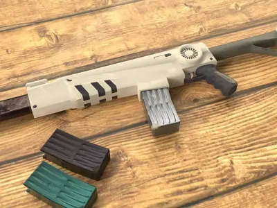weapon toy gun Free low-poly 3D model