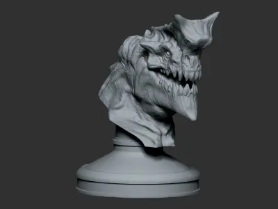 Dragon Bust 3D model buy
