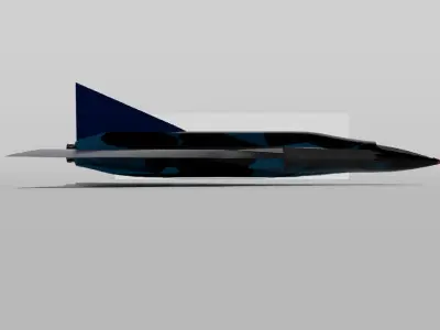 Scifi Fighter 3D model