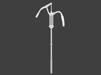 Garage Lever Drum Pump 3D model