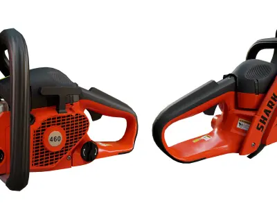 Chainsaw PBR ready   3D model