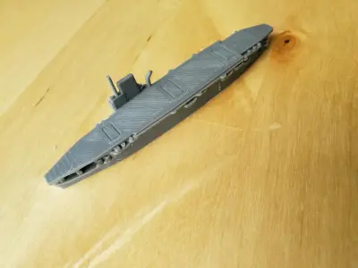 French Bearn Class Aircraft Carrier 3D print model