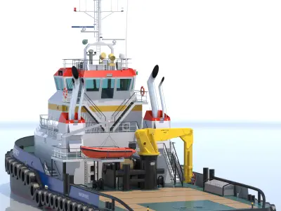 Shoalbuster Tug DMS Osprey 3D model
