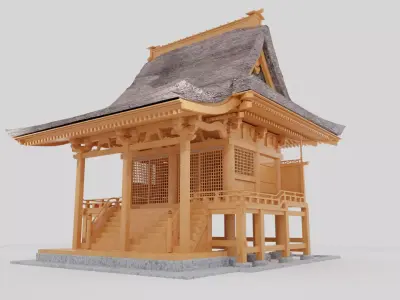 Kasuga shrine in Japan 3D model