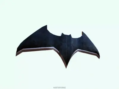 Batarang batman logo Free 3D model