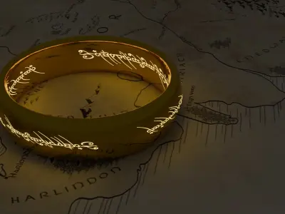 One Ring Low-poly 3D model
