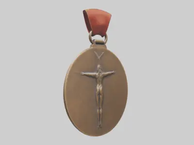 Bronze Medal for Courage model 3D model