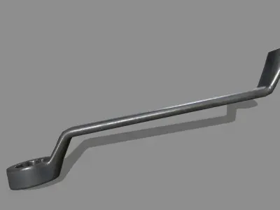 wrench Low-poly 3D model 7