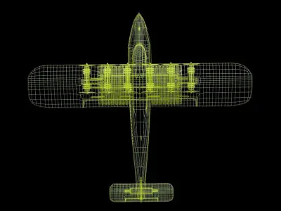 Dornier  DO-X Flying boat 3D model