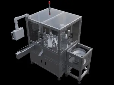 Copper strip equipment 3D model