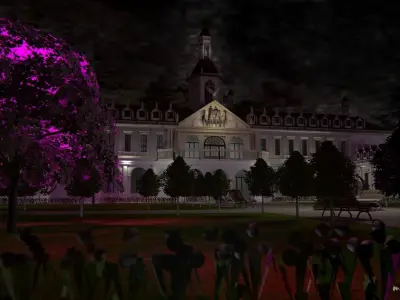 Palace building 3D model